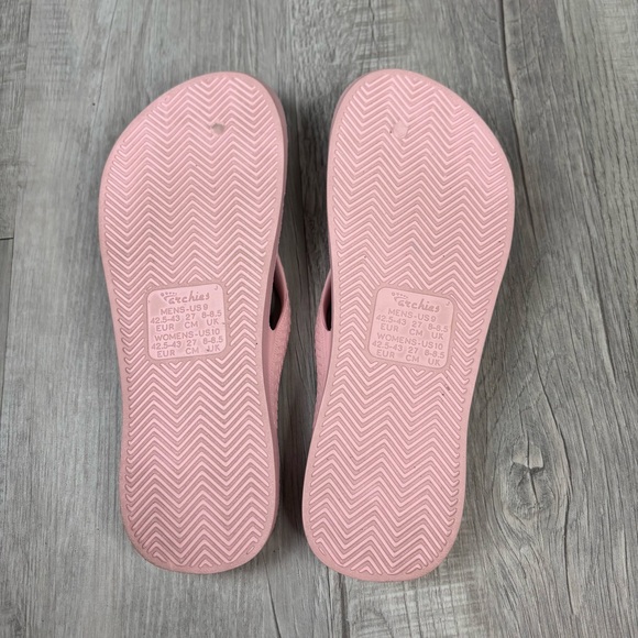 Archies Arch Support Flip Flops in pink Size 10 - Picture 4 of 4